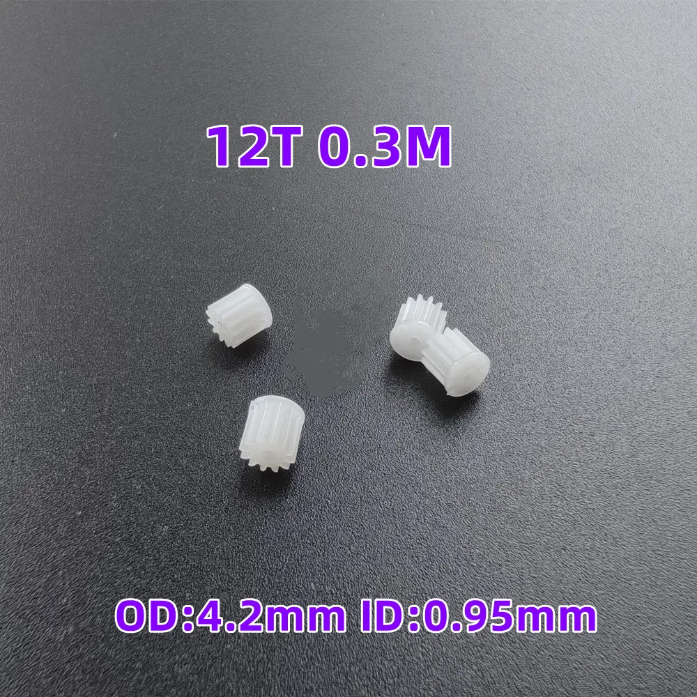 Plastic Small Motor Gear Teeth 6T 7T 8T 9T 10T 11T 12T 13T R/C Helicopter Quadcopter Drone Model Toys Spare Parts Accessories