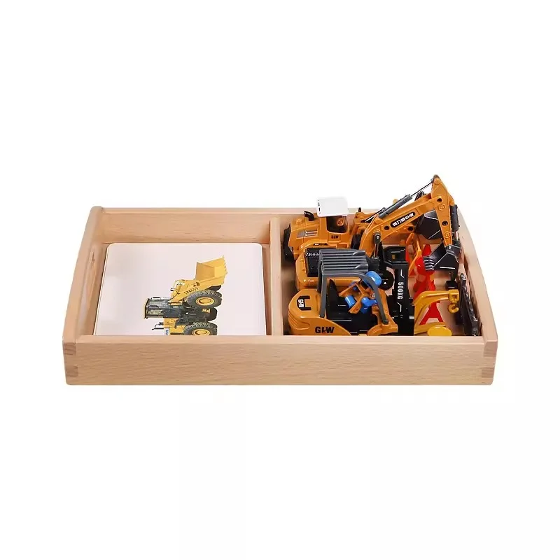 

Montessori Language Materials Vehicles Matching Job for Kids Early Childhood Educational Game IC Classroon Teaching Aids Things