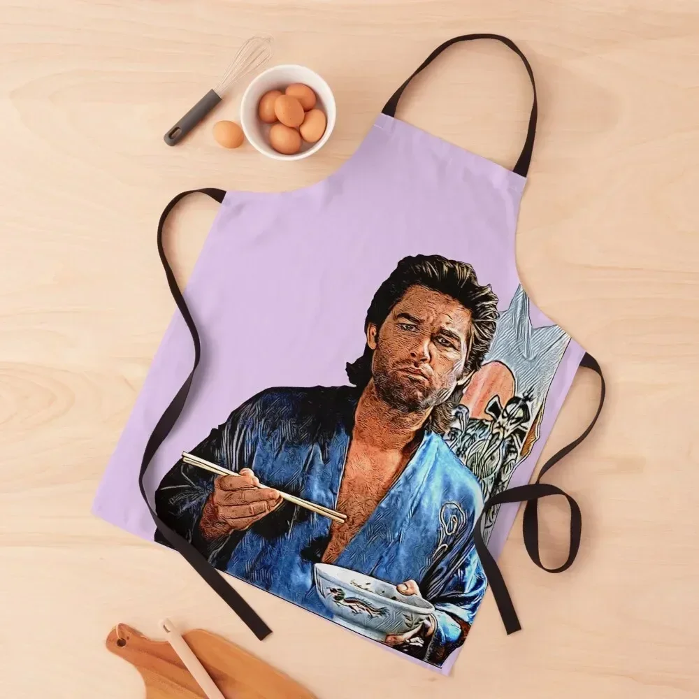 

eating noodles Apron professional kitchen Kitchen accessories christmas painting Apron