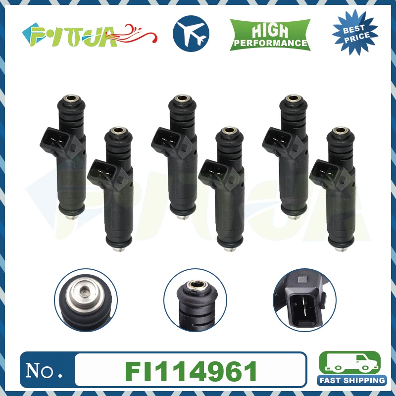 

4/6PCS Fuel injector FI114961 For IV V8 LT1 LS1 LS6 LSX Nozzle Injectors Fuel Injection Kits Matched 12.5Ohms NEW