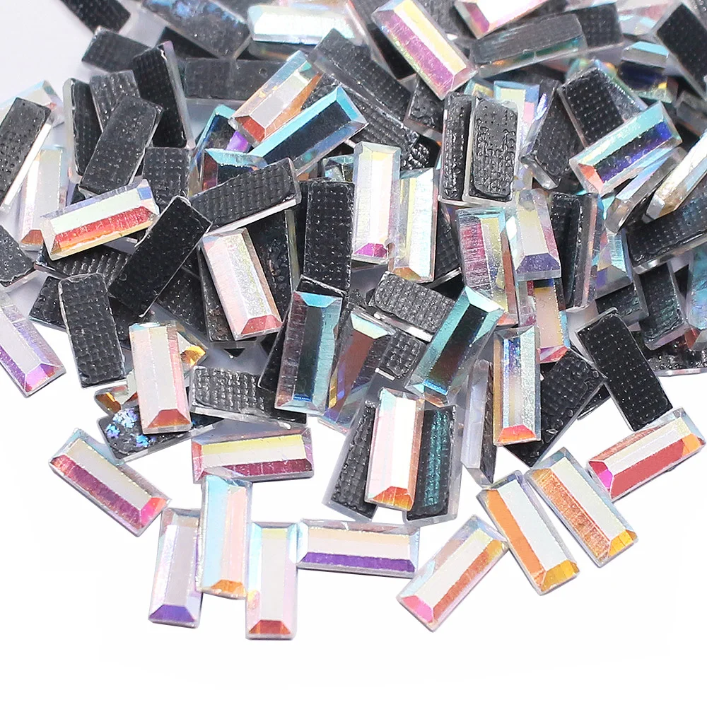 200pcs Drop Shape Hotfix Rhinestones Crystal AB Flatback Glue Back Strass DIY Beads Iron on for Clothes