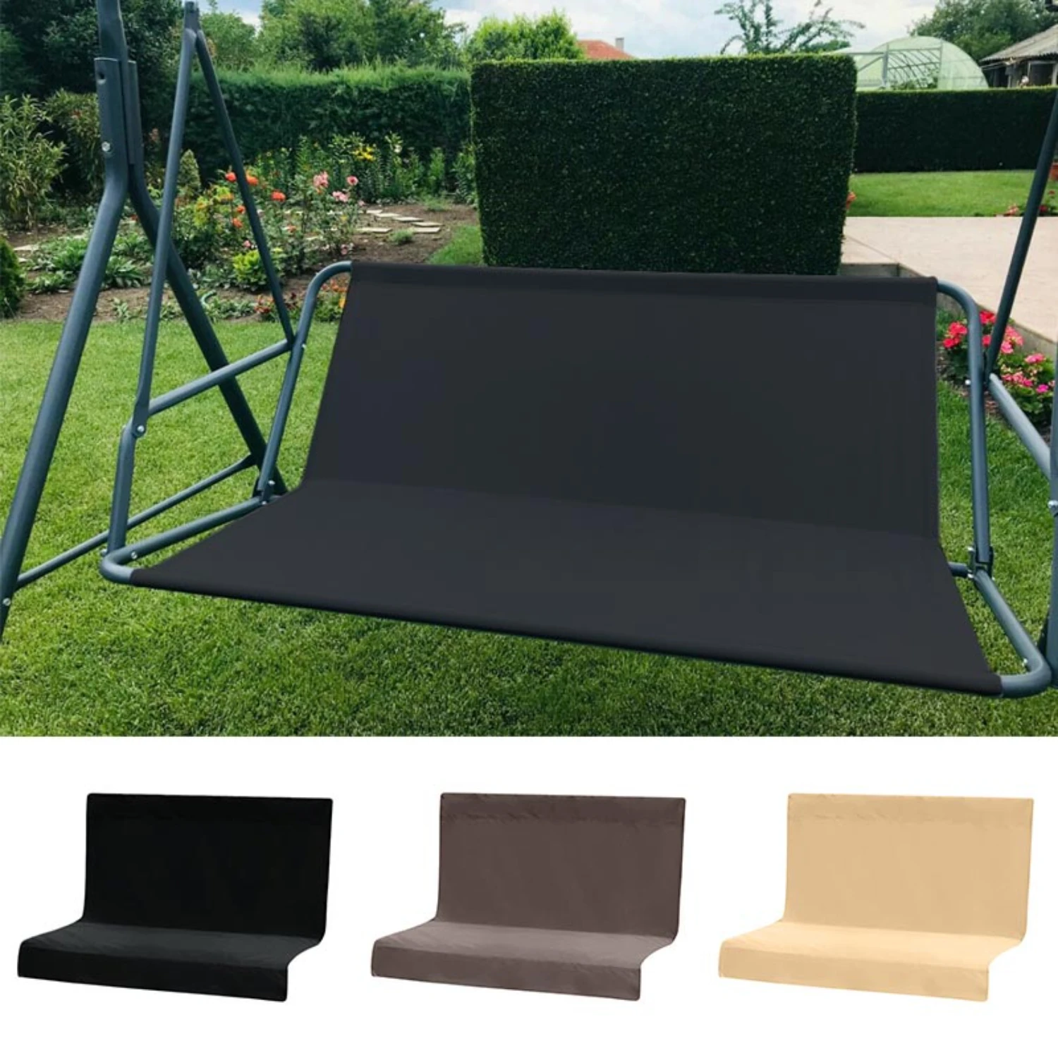 Waterproof High-Quality Thickened Swing Seat Bench Cover - Durable Protection for Your Outdoor Patio Garden Chair - Vibrant Colo