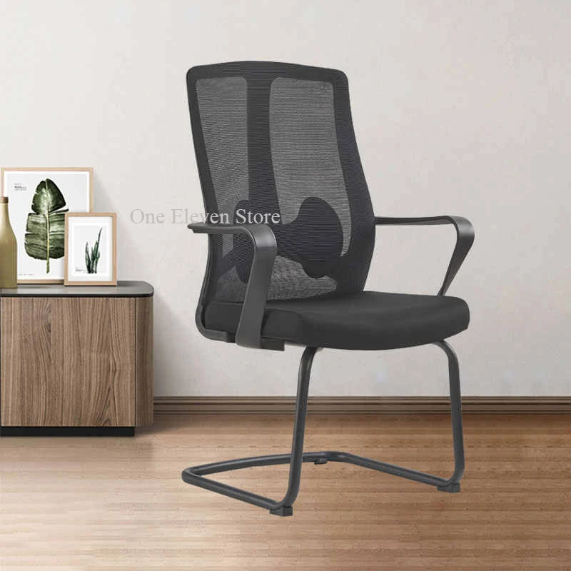 

Beauty Salon Chairs Ergonomic Office Chair Portable Folding Comtable Wheels Living Room Single Person Player Cadeira Furniture