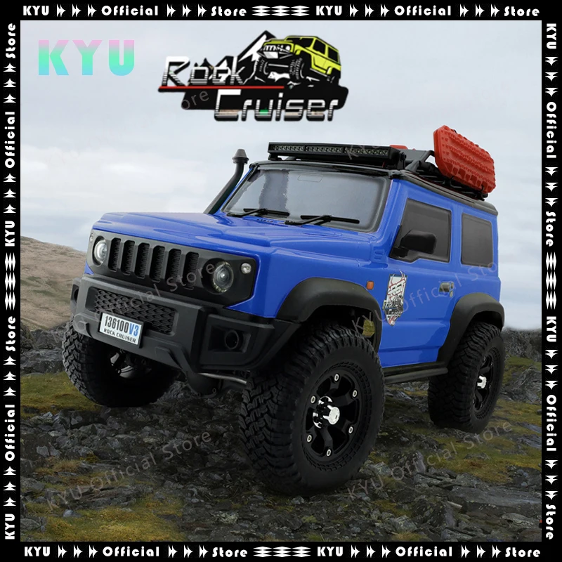 Ruitai Rgt 136100v3 1/10 Jimny Four-wheel Drive Simulation Climbing Car Professional Off-road Rc Remote Control Vehicle.