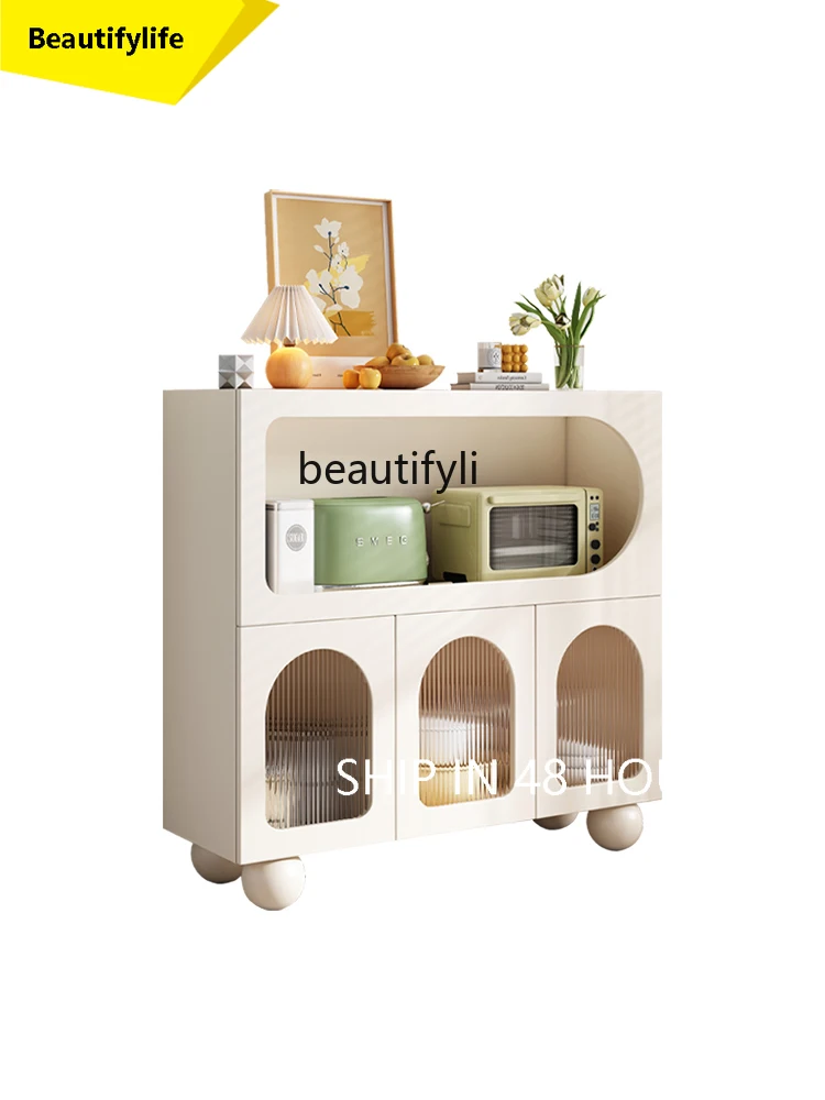 

a16 Кремовый стиль, каменная плита, сервант, шкаф для хранения в гостиной, кухонный шкаф, многофункциональный шкаф с проволочной обмоткой