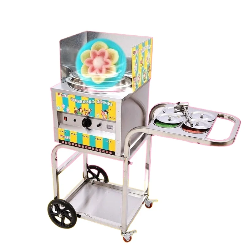 

Новая коммерческая электрическая машина для приготовления маршмеллоу с эффектом браширования, в необычном цвете.