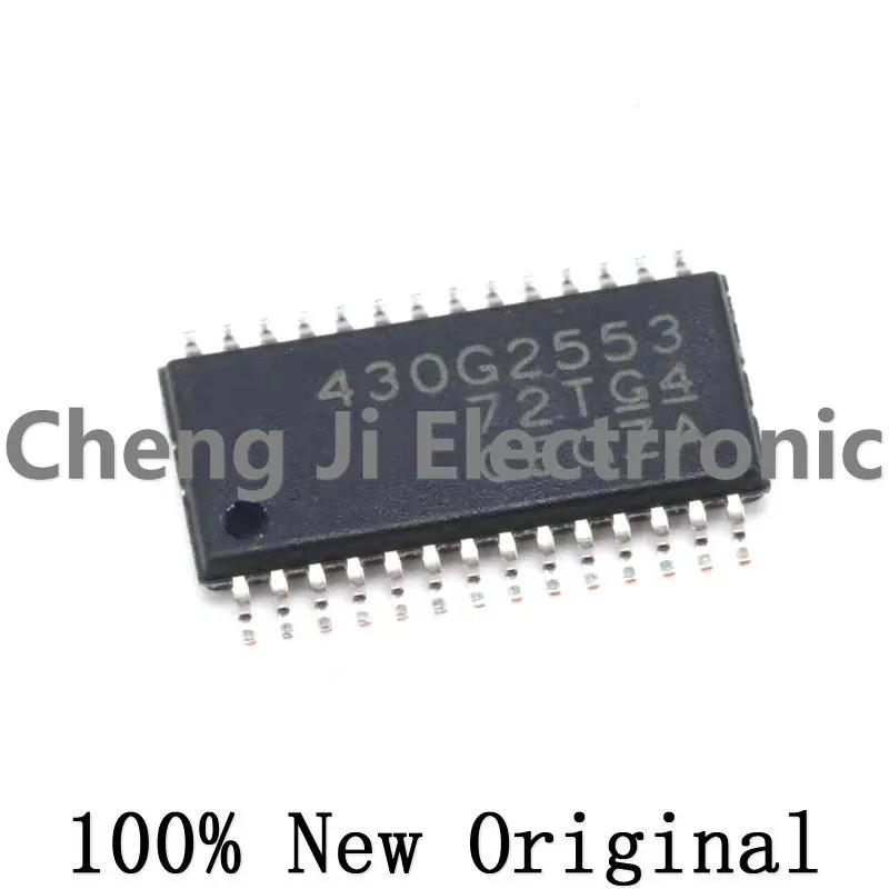 

10PCS/LOT MSP430G2553IPW28R、MSP430G2553IPW20R、430G2553 TSSOP28/20 16 bit mixed signal microcontroller chip