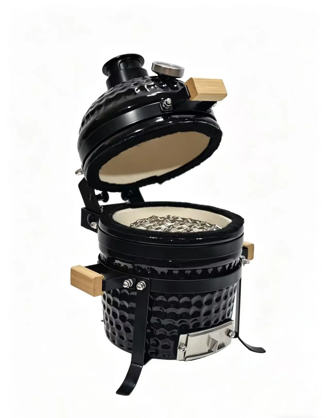 Kimstone 4.5inch Mini Kamado Grill Classic Pattern Suit for Picnic and Decoration