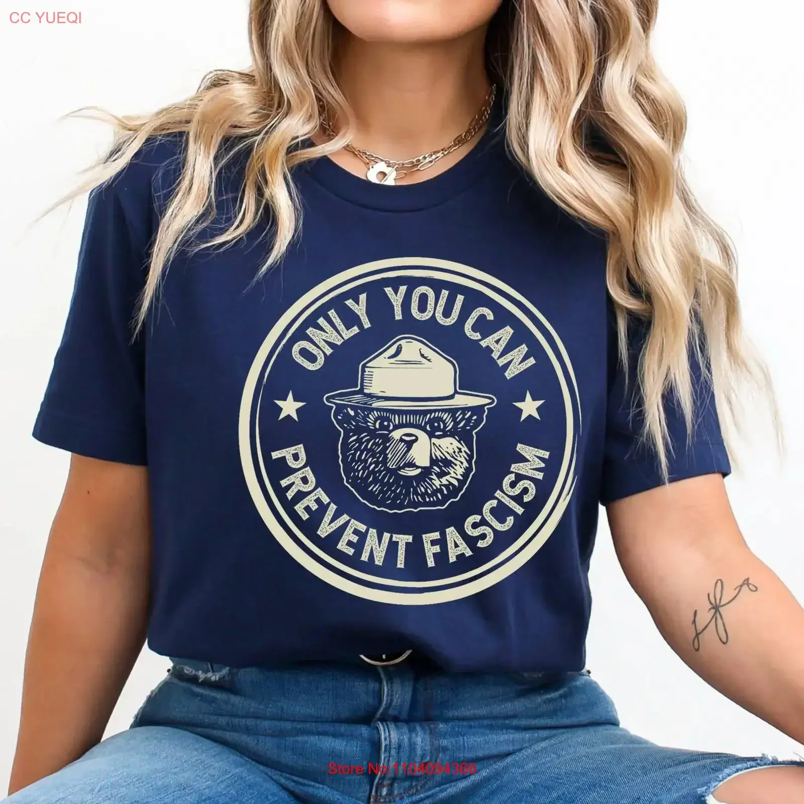 Smokey Bear ResisT T Shirt Environmental Activism National Park Protect Our Parks Over Profit Granola Girl vintage Washed homme
