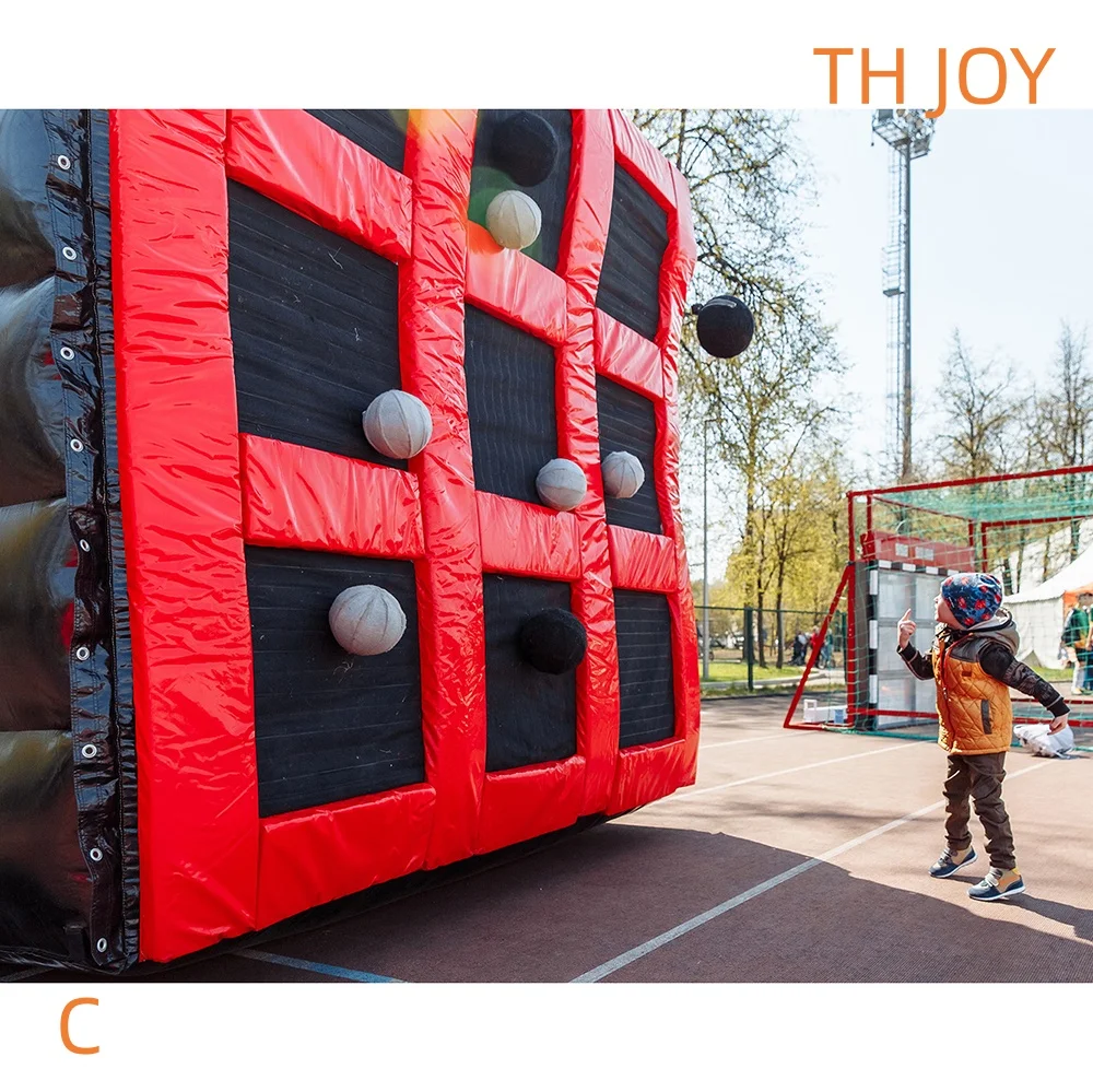 2026 new design inflatable soccer dart games throwing soccer sticky balls sport games for kids adults