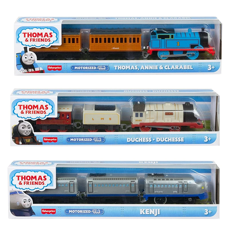 Originale Thomas and Friends Trackmaster treni elettrici motorizzati pressofuso 1:43 auto bambini ragazzi giocattoli per bambini regalo di compleanno