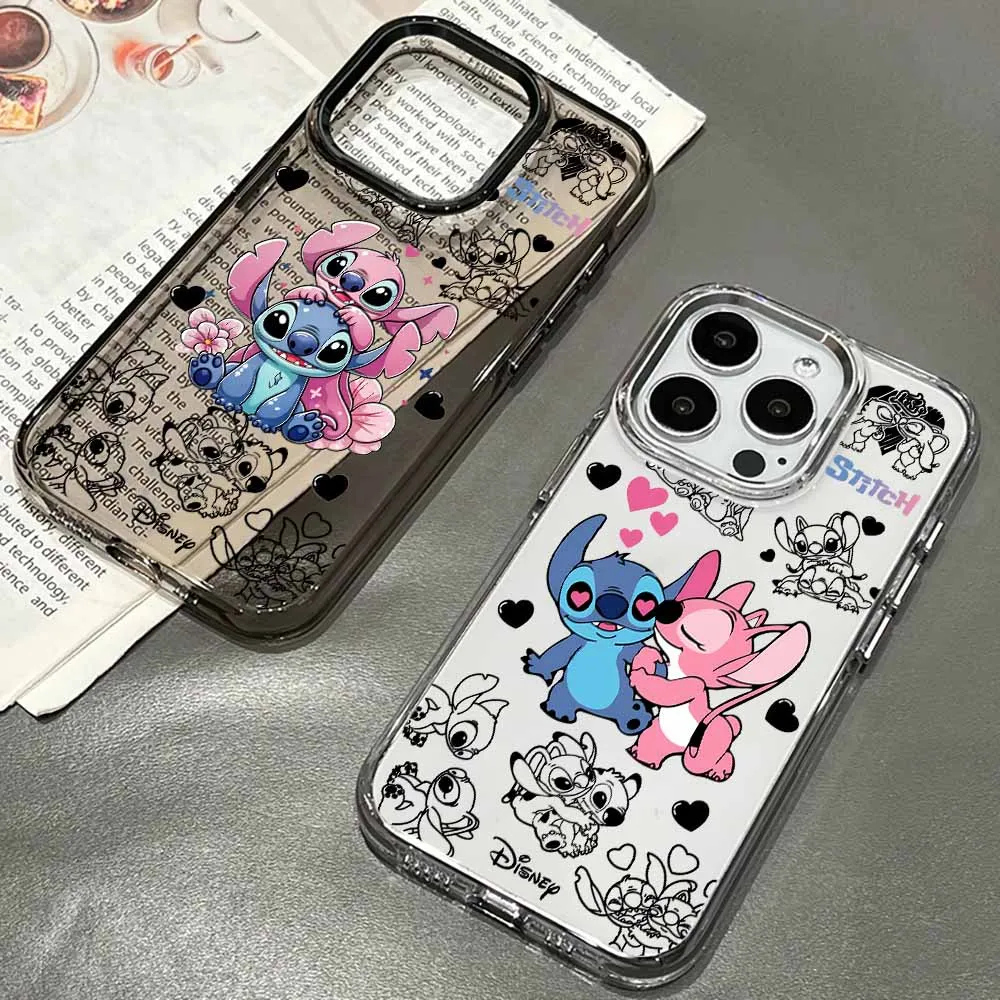

Disney Stitch Cute Phone Case For Google Pixel 10 9A 9 8A 8 Pro XL Transparent Soft TPU Cover Creativity Shell
