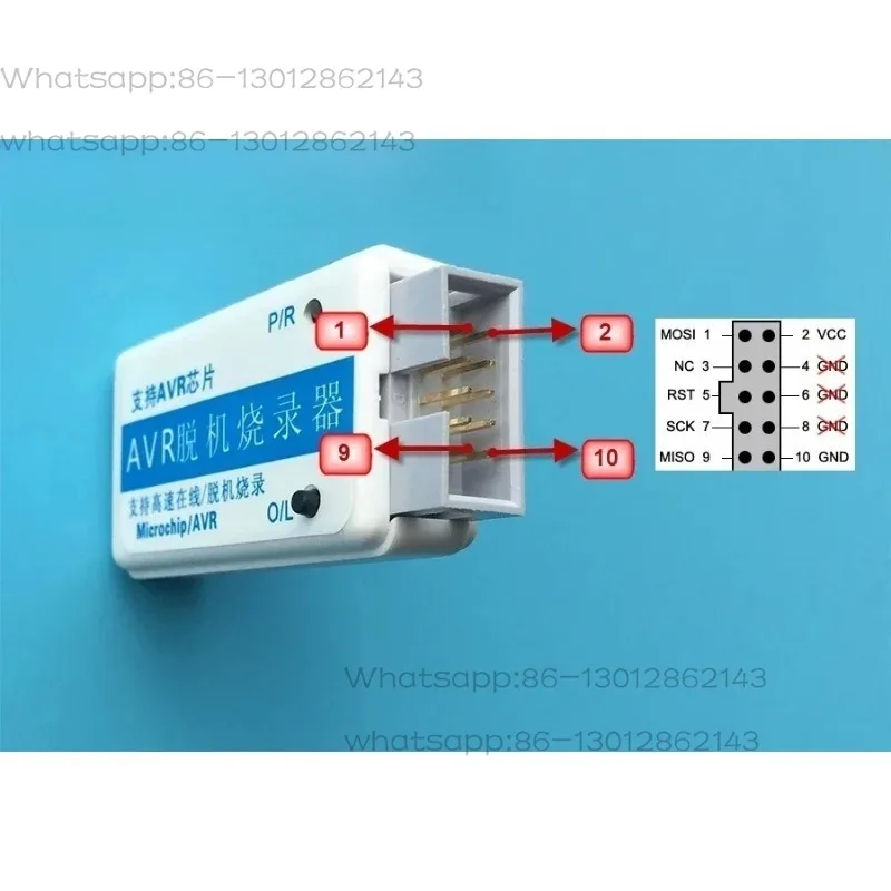 AVR Offline Downloader AVRISP  Downloader  Writer Offline Programmer
