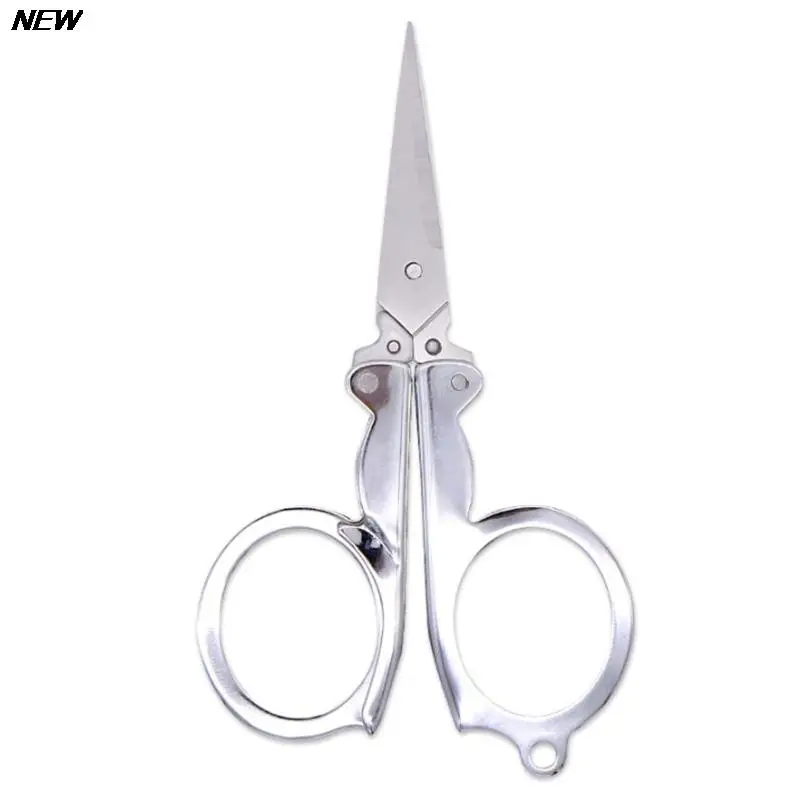 Folding Scissors Pocket Travel Small Crafts Sharp Blade Emergency Mini Foldable Travel Embroidery Scissor Thread Tailor Scissors