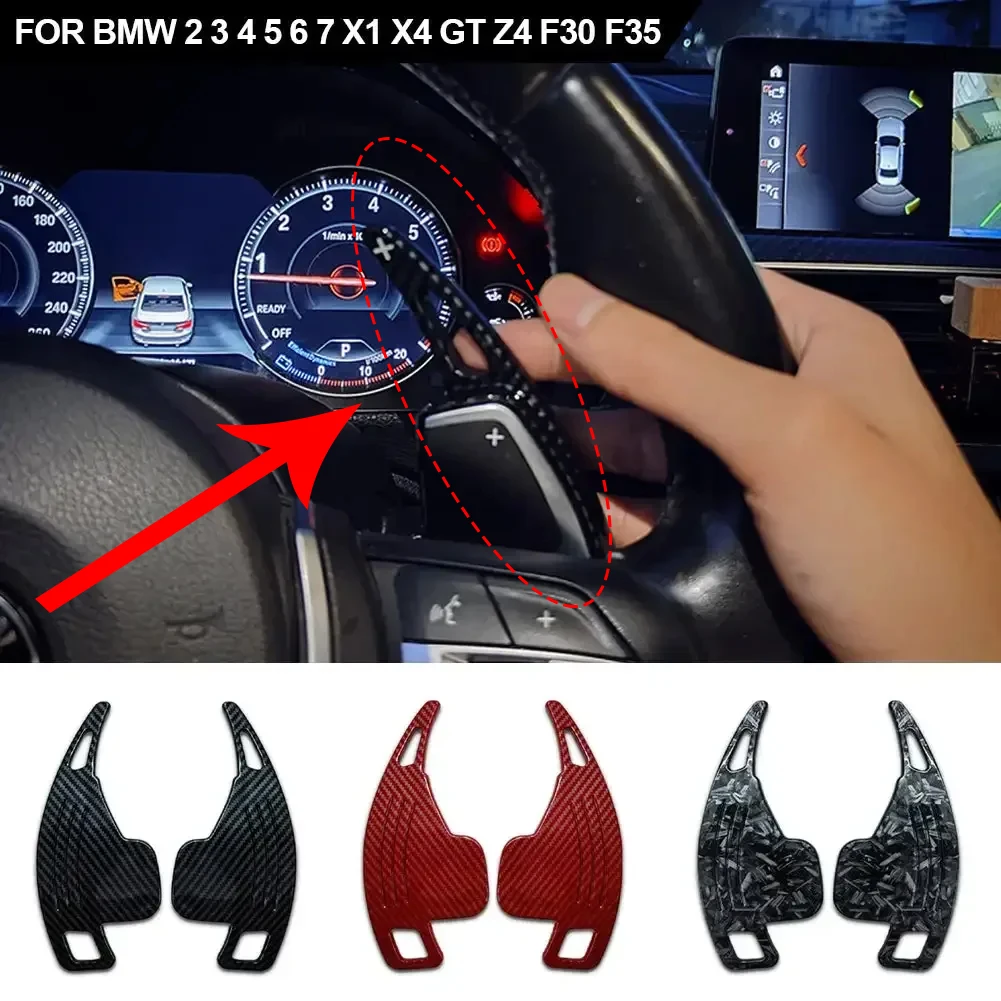 

For BMW 1 2 3 4 5 6 7 X1 X4 X5 X6 F30 F31 F32 F10 F20 Steering Wheel Paddle Shifter Gear Shift Paddle Extension Accessories