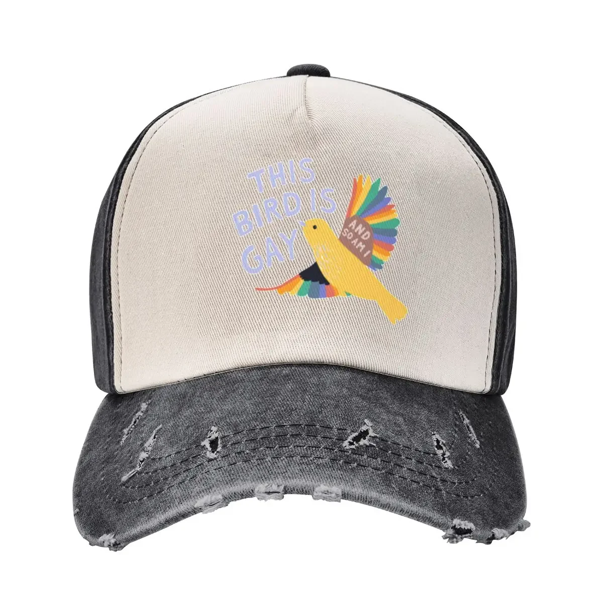 

This Bird Is Gay (And So Am I) Baseball Cap western Hat New In Hat Beach Outing Dropshipping Baseball For Men Women's