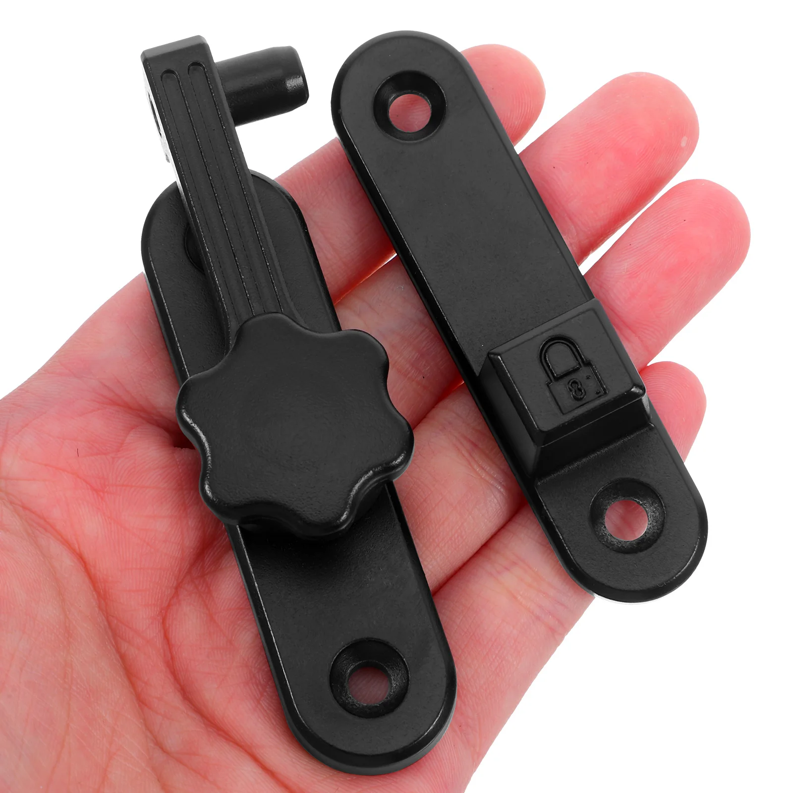 

Sliding Door Latch Security Bolt Lock No Drill Easy Install for Hotels Home Offices Enhanced Privacy Protection Safe Reliable