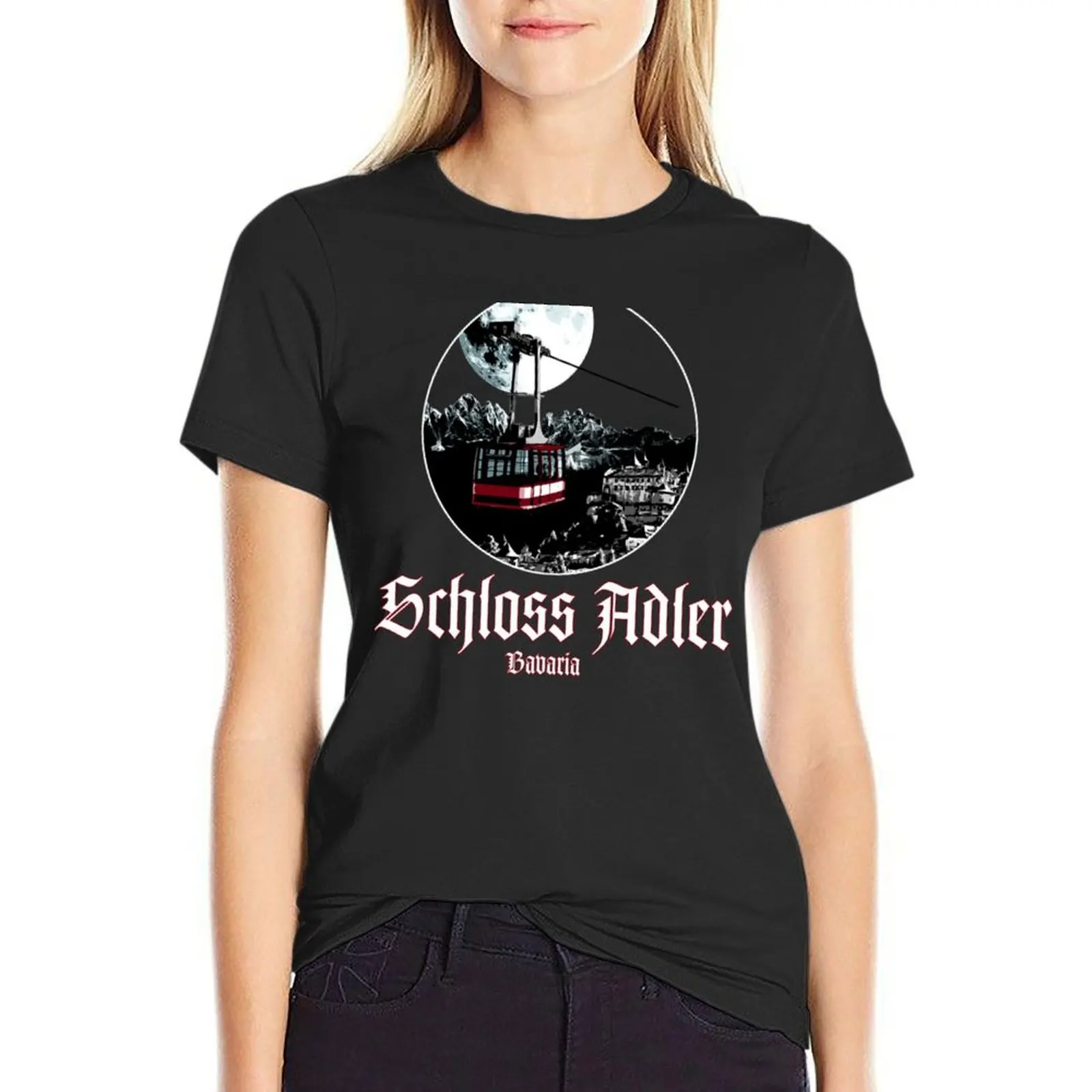 

Schloss AdlerInspired by Where Eagles Dare Classic T-Shirt Female clothing cute tops Woman T-shirts