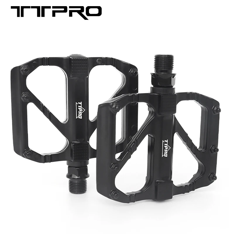 

TTPRO Bicycle Pedals Bearing MTB Road Bike Pedal Platform Ultralight DU Bearing Bicycle Flat Pedals MTB BMX Bicycle Parts