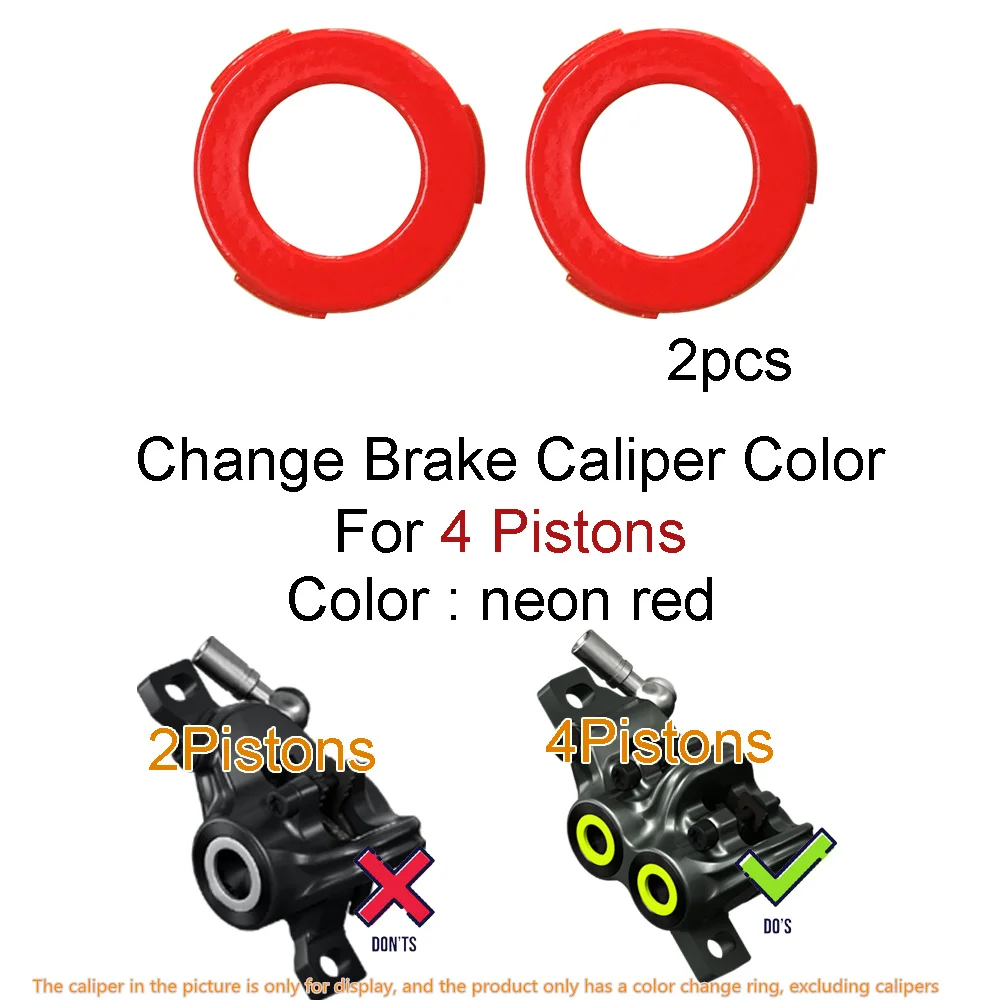 MT2 MT4 MT5 MT6 MT7 MT8 Change Brake Color Ring Kit Caliper 4 Pistons 2 Pistons Brake Calipers
