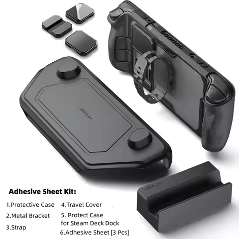 ModCase for Steam Deck, Steam Deck Case with Adhesive Sheet 3 Pcs for ModCase for Steam Deck PC0104, Steam Deck Accessories