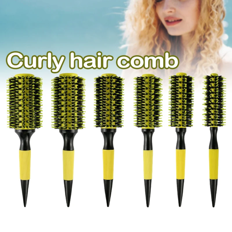 Round Hair Brush Roll Hair Brush Which Can Effectively Remove Dandruff Durable Household Articles