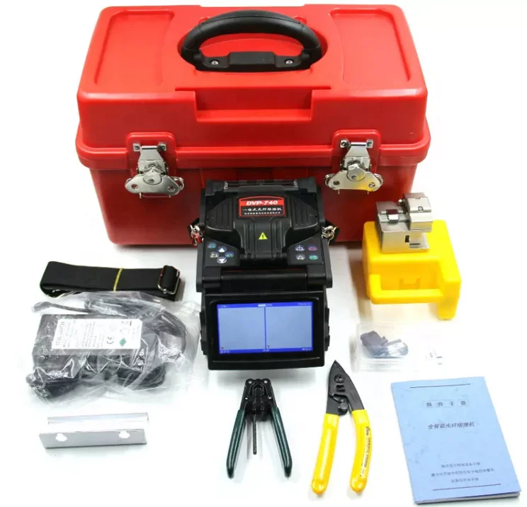 

fusion splicer dvp740d optical fiber cable splicing machine and fiber optical welding equipment