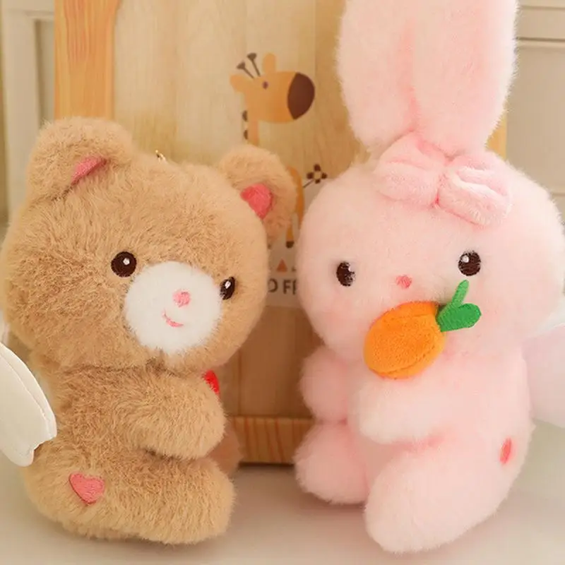 Pull String Stuffed Animal Pull String Plushies Toys Interactive Toy Cute Cozy Soft Doll Toy For Home Room Décor Boys Girls