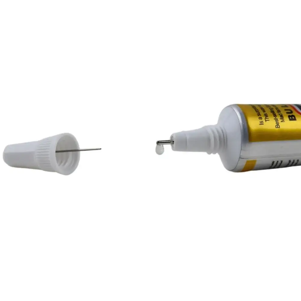 T8000 15/50/110 ML Componentes electrónicos antivibración suaves ST Adhesivo de reparación de teléfonos de contacto transparente con aplicador de precisión