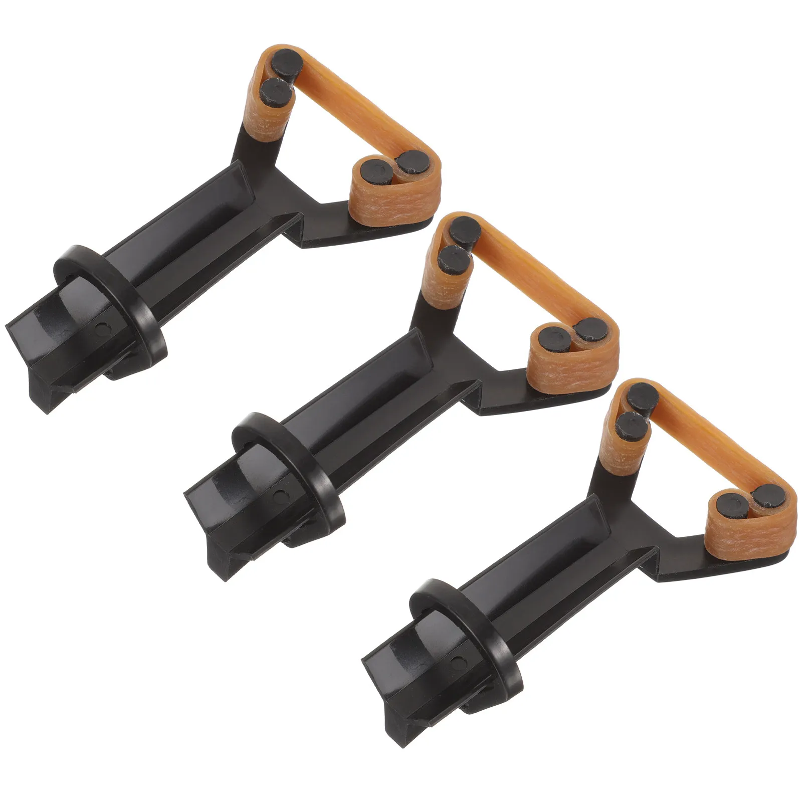 

3Pcs Pool Cue Tip Clamp Professional Cue Tip Repair Tool Sturdy Wear Resistant Plastic Rubber Fastener for Billiard Pool