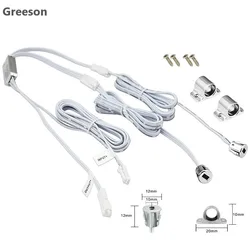 DC 12V-24V Cabinet Door Sensor LED Light Control Switch for Cabinet Open/Close Door Sensor Light