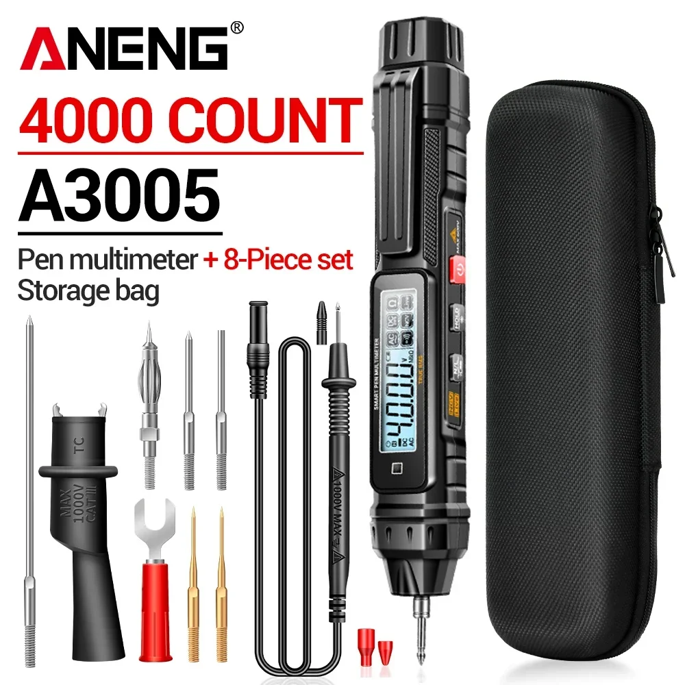 ANENG A3005 Digital Pen Type Multimeter Professional 4000 Counts Meter Non-Contact Auto AC/DC Voltage Ohm Diode Tester For Tool