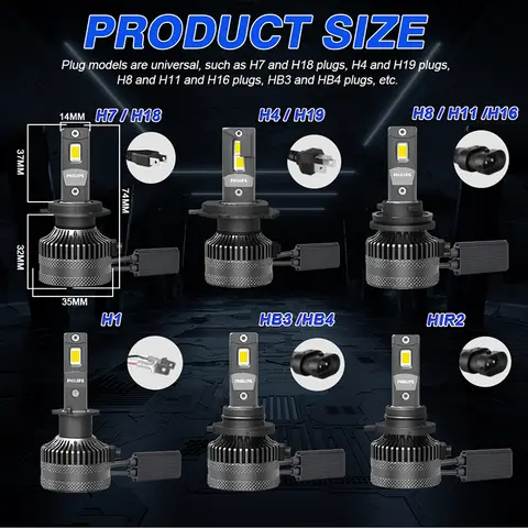 8 best sales h7 philips led - №7