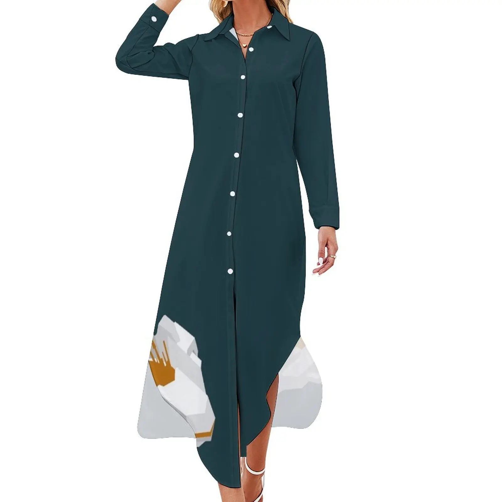 

The Lost Light Long Sleeved Shirt Dress women's evening dresses 2024 elegant party dress for women 2024 bandage dress
