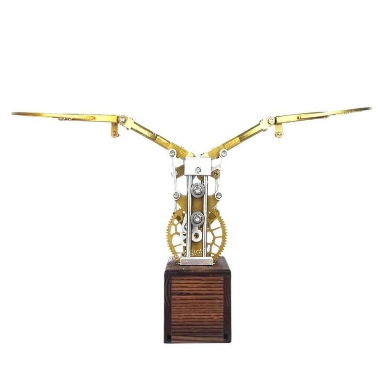 Creative Angel Wings Model Personality Retro Mechanical Automatic Flapping Wing Desktop Ornaments Home Office Stress Relief Toy
