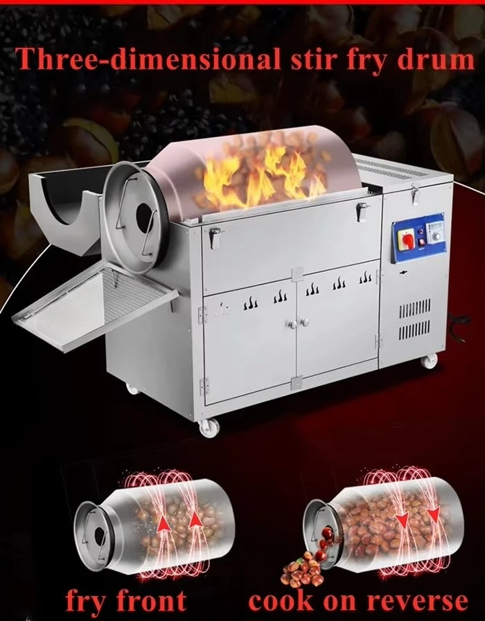 sunflower seed production line/peanut roasting machine with price