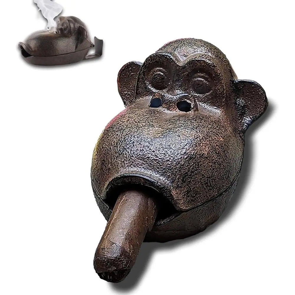 Stylish Cast Iron Ashtrays for Cigar Enthusiasts - Perfect Indoor/Outdoor Home & Garden Decor