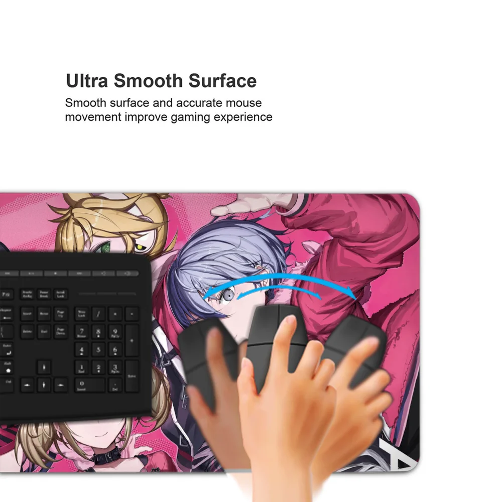 Shiraishi An Shinonome Akito Project Sekai Mousepad Mouse Pad Extended Gaming Keyboard Mats Large 90x40cm XXL Gamer Mousepad