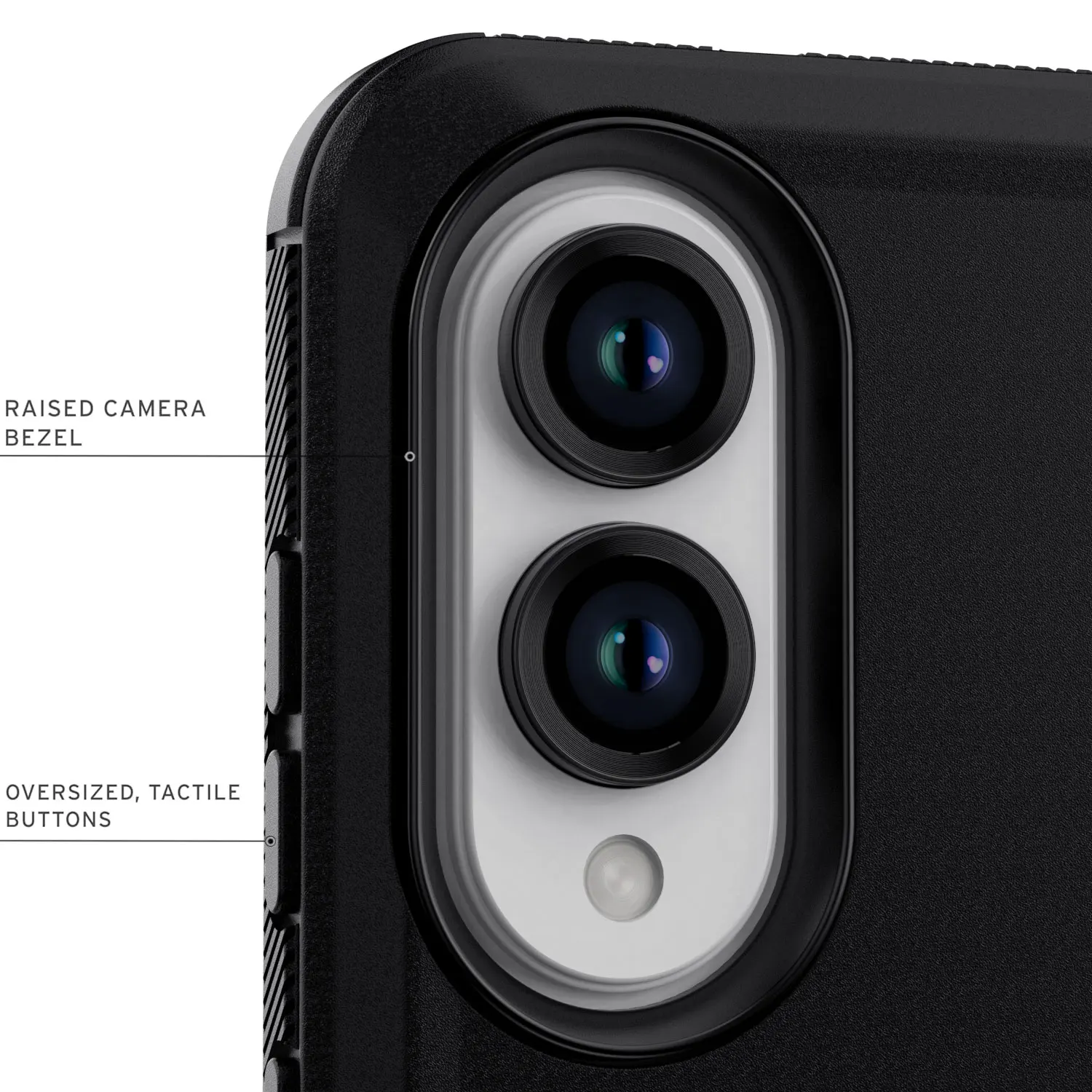 Zwart voor Samsung Galaxy S25 Edge Case Heavy Duty schokbestendig harde beschermende robuuste hybride 3-lagen hoes