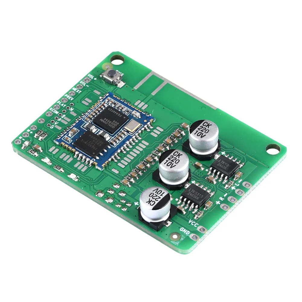 QCC3034 Power Amplifier Board, APP Name Change, Password, EQ, Bluetooth 5.1, Qualcomm Lossless, Support APTX, APTXLL