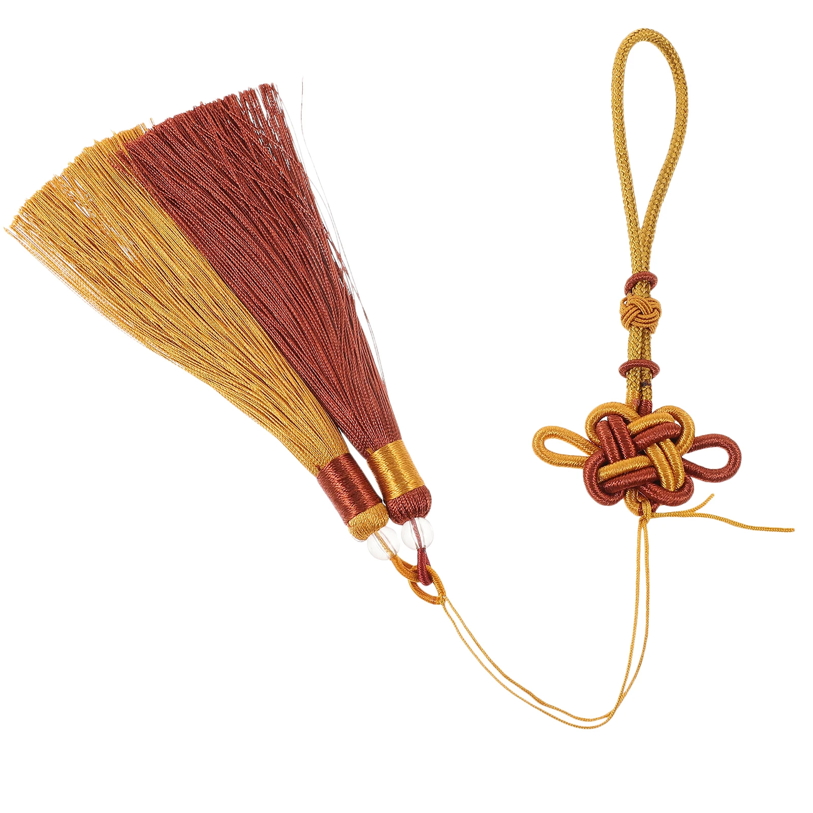 

Chinese Knot Tassel DIY Hand Fan Hanging Decor Exquisite Detail Craft Accessory Home Office Decoration DIY Tassel