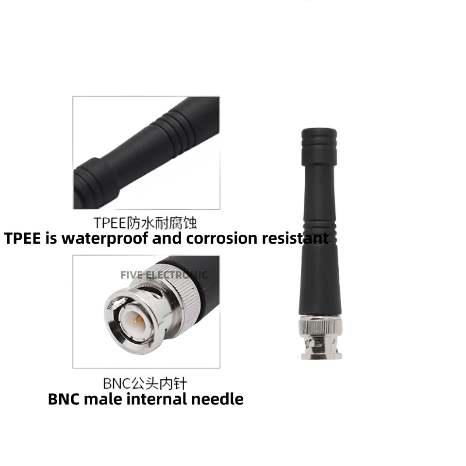 433MHZ BNC-head Intercom Signal Enhanced Glue Stick Antenna For LoRa Wireless Data Transmission Module