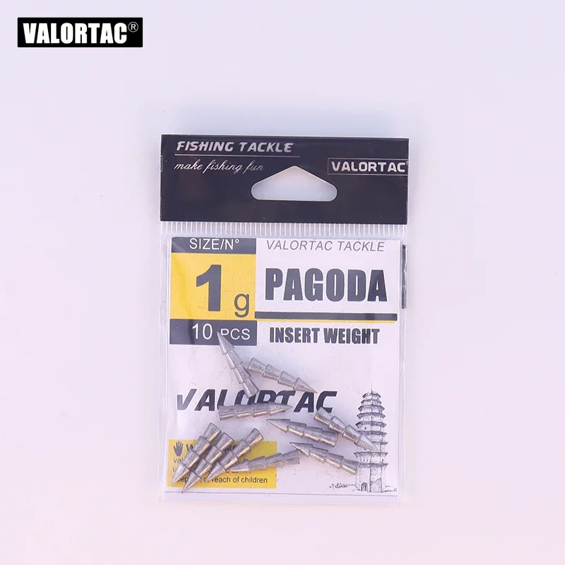 파고다 삽입 무게추 네일 싱커, 지깅 낚시 액세서리, 엉뚱한 센코 웜 지깅 낚시, 1g, 1.5g, 2g