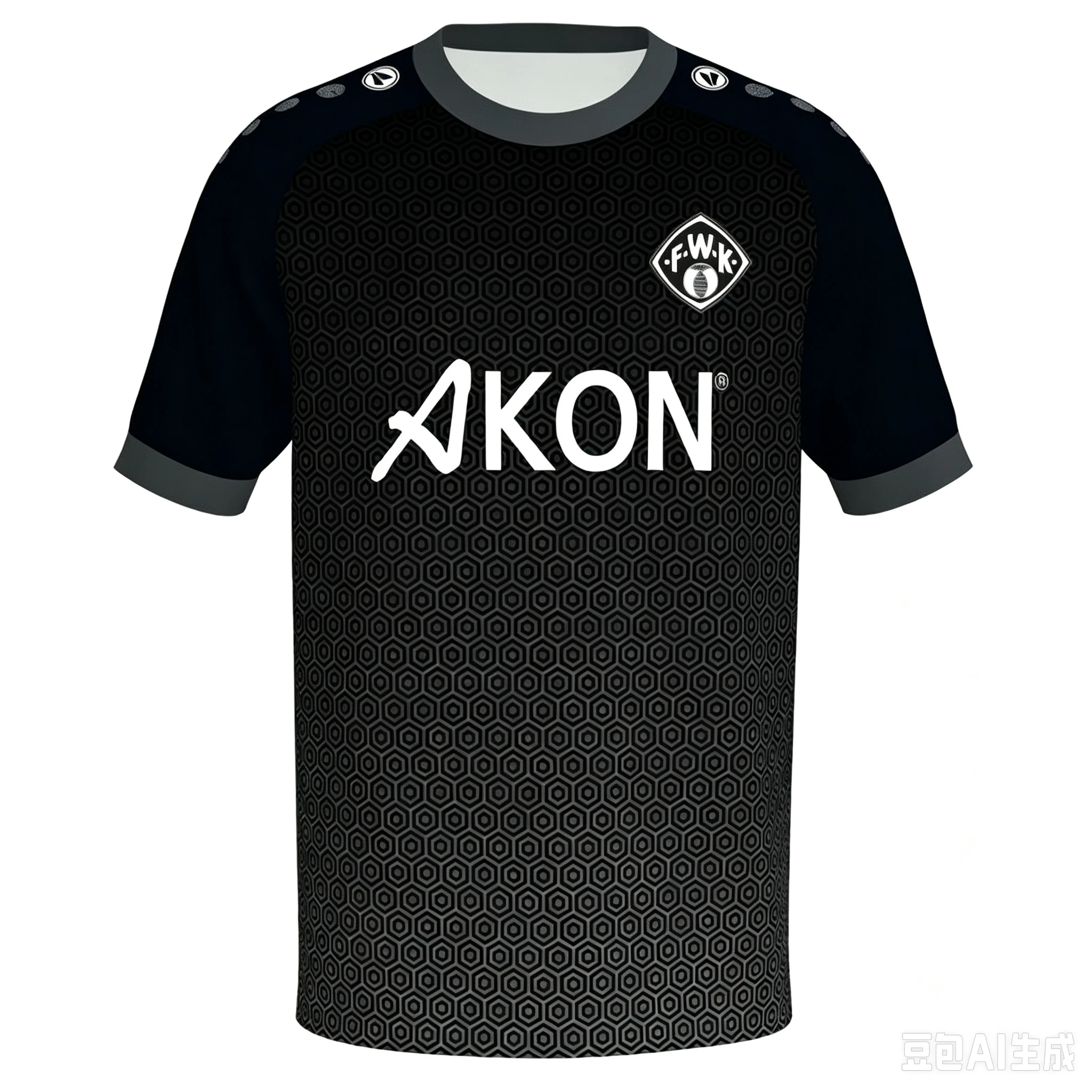 2026 Würzburger Kickers 3D-Druck Fußballtrikot Herren Sommer Schnelltrocknendes Kurzarm-T-Shirt Familien-Partnerlook – Detail 4
