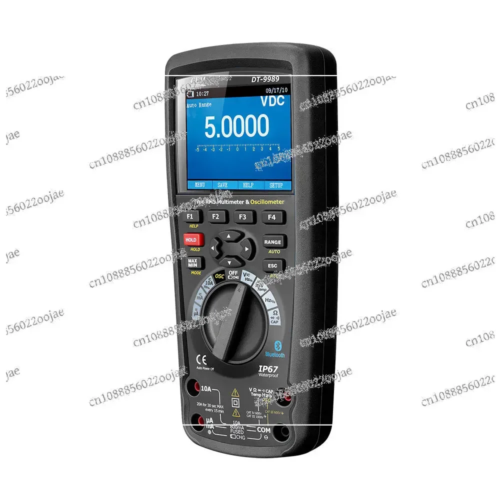 CEM DT-9989 Professional True RMS Industrial digital Oscilloscope Multimeter Portable with TFT color LCD display