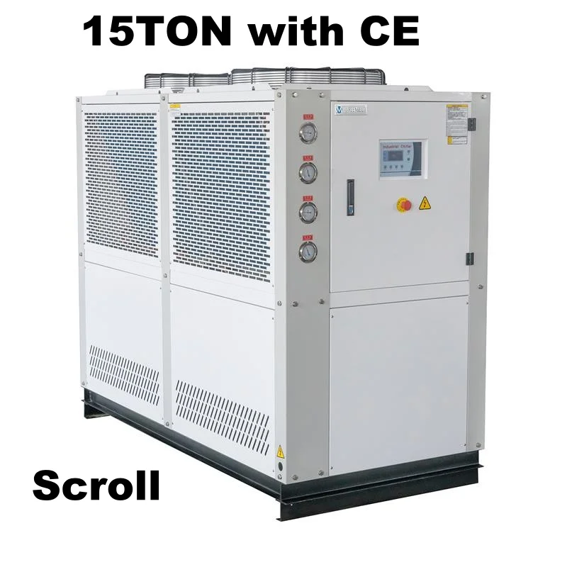 10-50HP Air Cooled Scroll Industrial Chiller for Glycol Process Cooling Commercial Custom