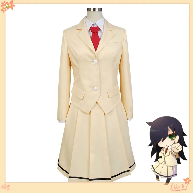 

Anime I Am Not Popular, It's Your Fault! Kuroki Tomoko Cosplay Costume Japanese JK School Uniform Woman Kawaii Campus