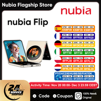 Zte Nubia Flip Smartphone 5g 6.9'' 120Hz Display Snapdragon 7 Gen 1 33W Fast Charging 50Mp Camera Global Version Myos 13 Foldable Phone