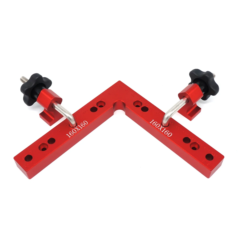 90 Degrees L-Shaped Auxiliary Fixture Splicing Board Positioning Panel Fixed Clip Carpenter's Square Ruler Woodworking Tool