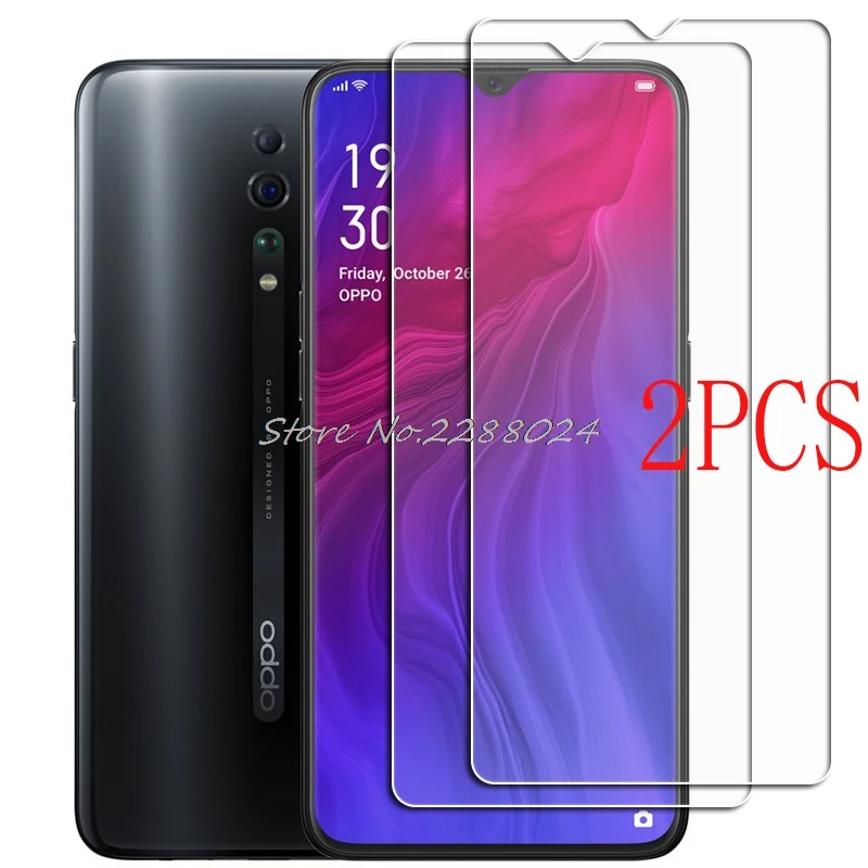 2PCS FOR OPPO Reno Z Tempered Glass Protective on OPPO RenoZ PCDM10, CPH1979 6.4